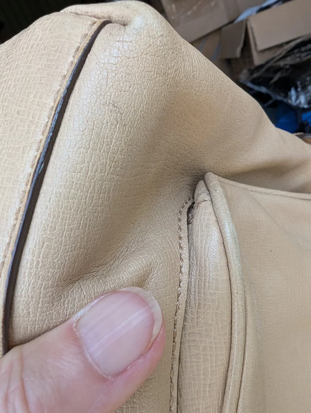 Coach Addison Spectator XL Beige  Satchel